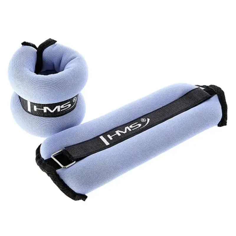 Обважнювачі для рук та ніг неопрен HMS OB04 синій 2x1кг Обважнювачі для рук та ніг неопрен HMS OB04 синій 2x1кг